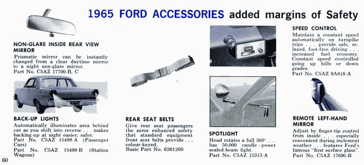 1965 Ford Owners Manual Page 62